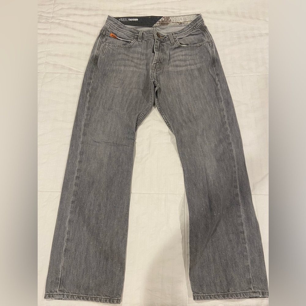 Volcom Men's Gray Straight Jeans